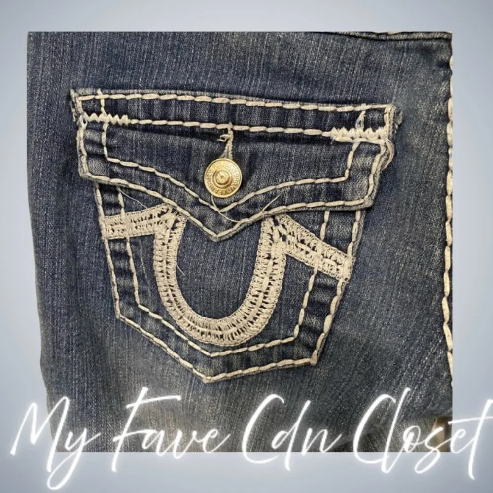 Vintage True Religion Ladies Jeans Sz 30x30 - Picture 7 of 7